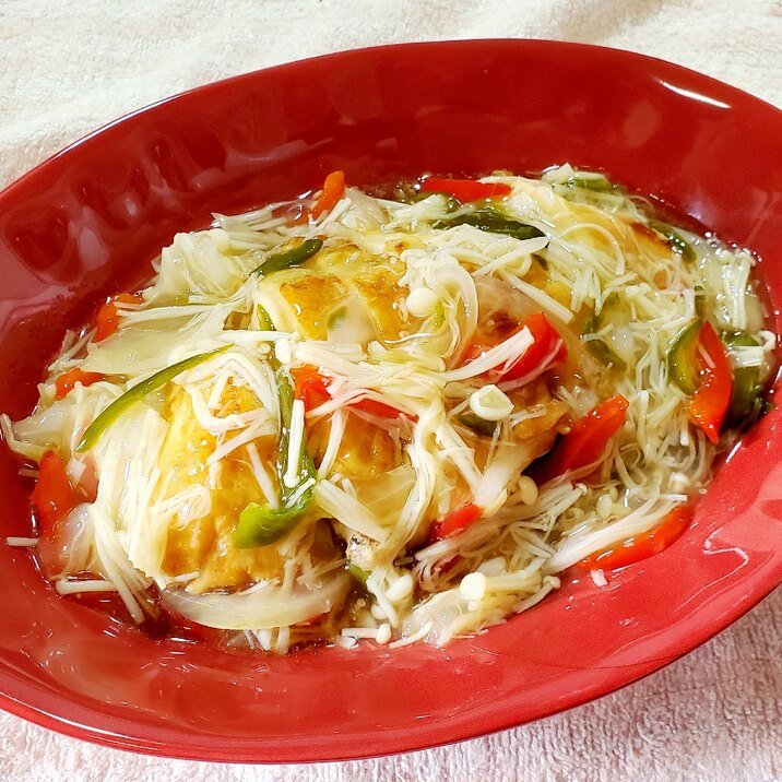 鶏肉の野菜あんかけ